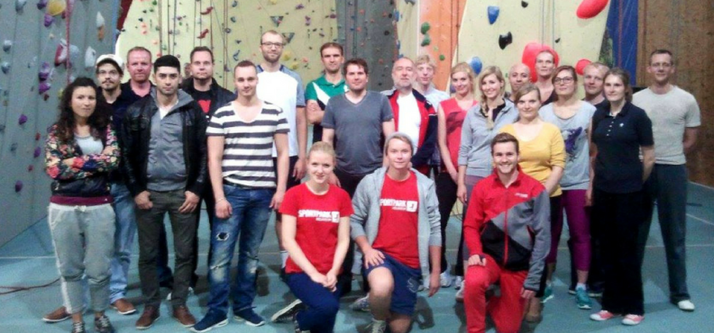 Großkundenteam wagt sich in luftige Höhen
